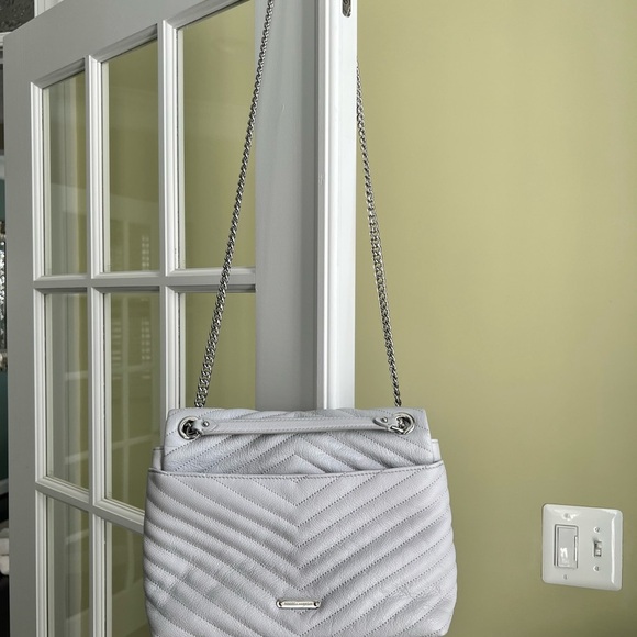 Rebecca Minkoff Edie Flap Leather Shoulder Bag - Picture 11 of 14